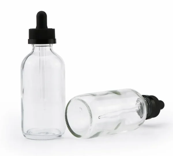 Clear Glass Bottle 2oz